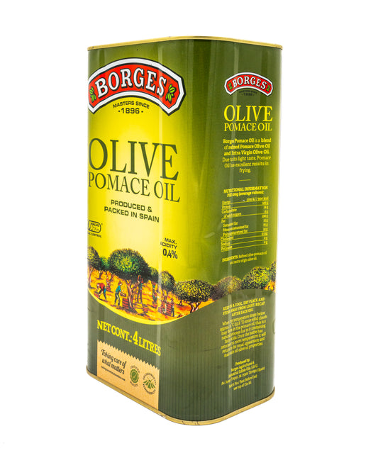 Borges Pomace Olive Oil 4 Ltr