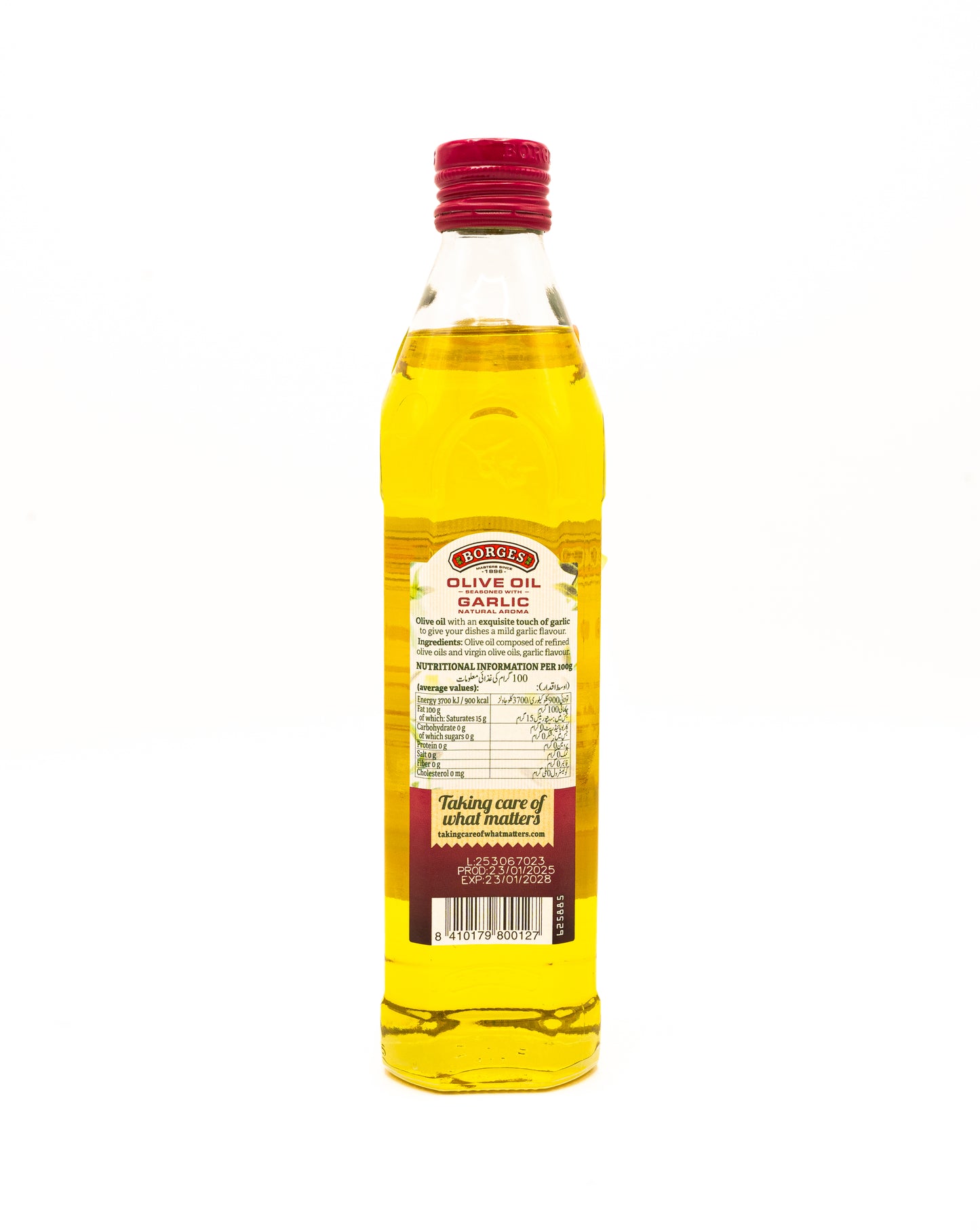 Borges olive oil seasoned with Garlic 500 mL