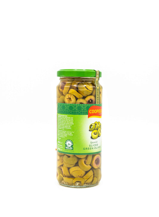 Coopoliva Sliced Green Olives 165gm