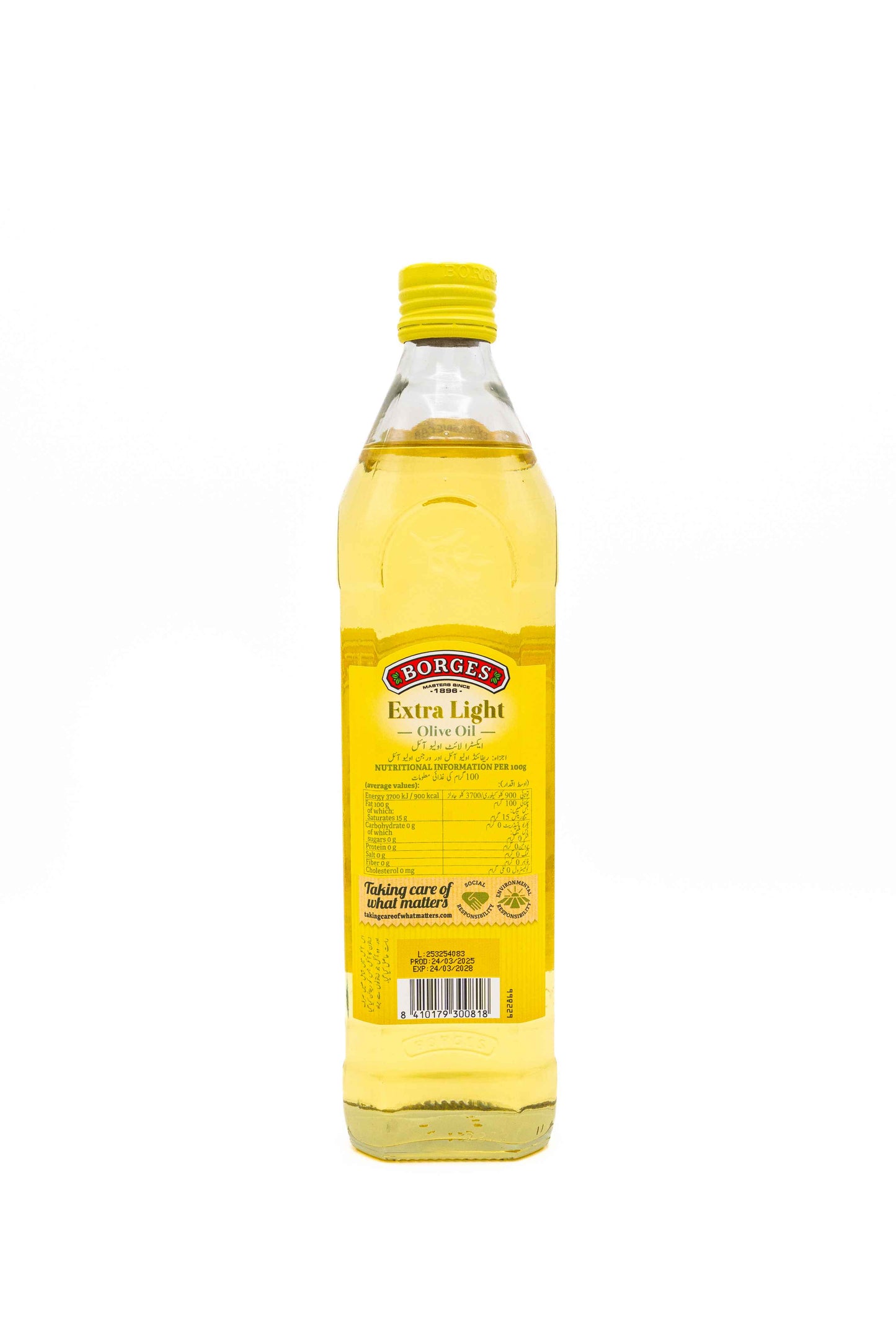 Borges Extra Light Olive Oil 750 mL