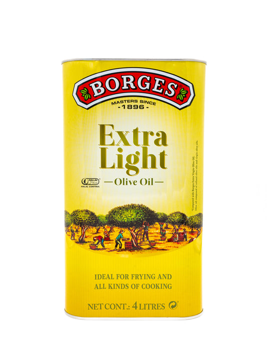 Borges Extra Light Olive Oil 4 Ltr