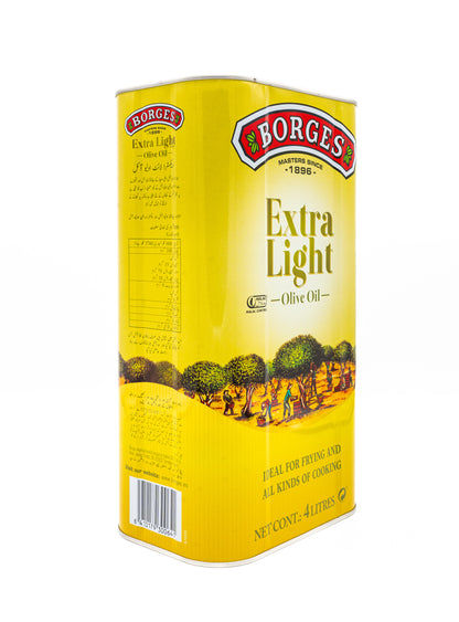 Borges Extra Light Olive Oil 4 Ltr