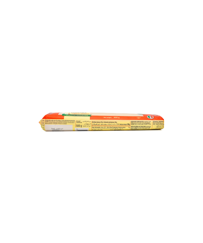 Packaged product on a white background