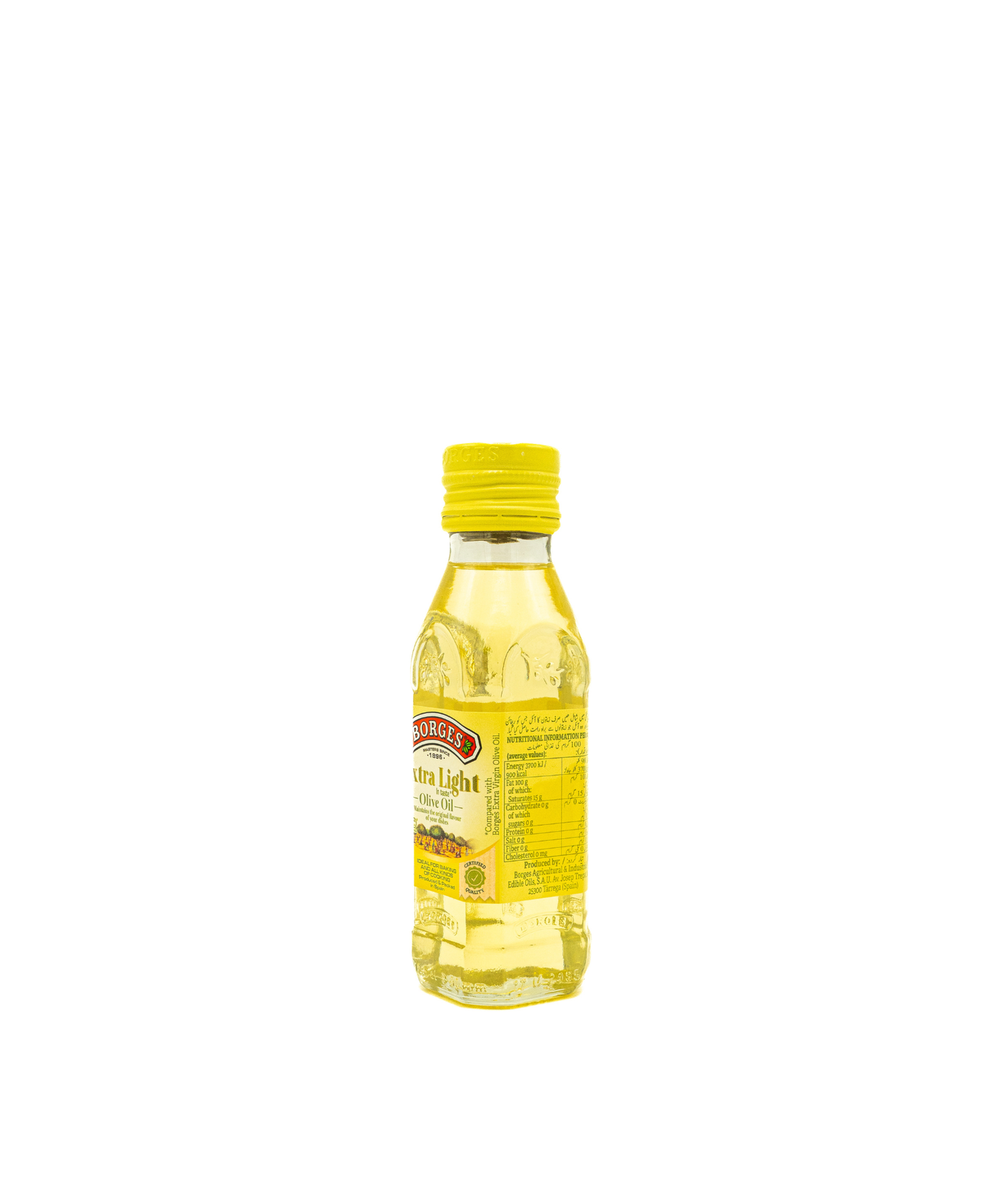 Borges extra light olive oil 125 mL for cooking and frying Pakistan