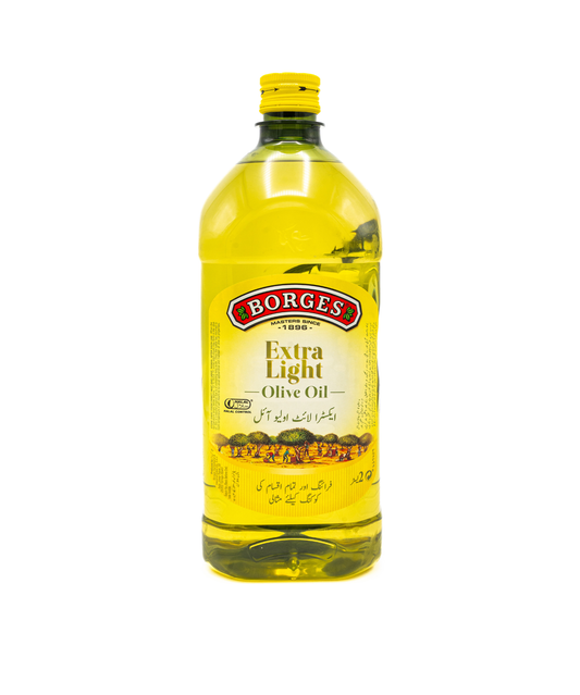 Borges extra light olive oil 2 Liter for cooking and frying Pakistan