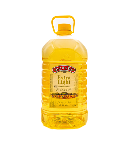 Borges extra light olive oil 5 Liter for cooking and frying Pakistan