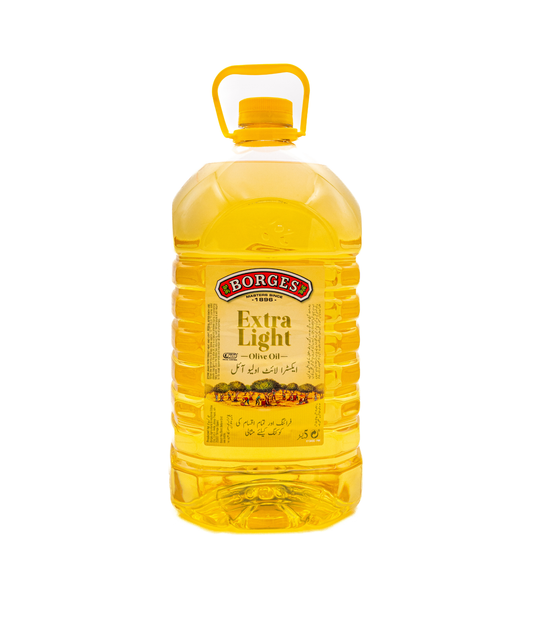 Borges extra light olive oil 5 Liter for cooking and frying Pakistan
