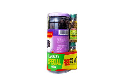 Coopoliva sliced black olives 230g bundle with 2 free 20 mL Borges extra virgin olive oil bottles