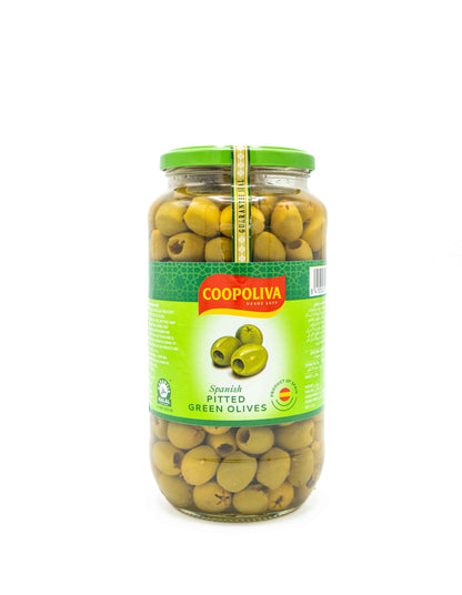 Coopoliva Pitted Green Olives 455gm