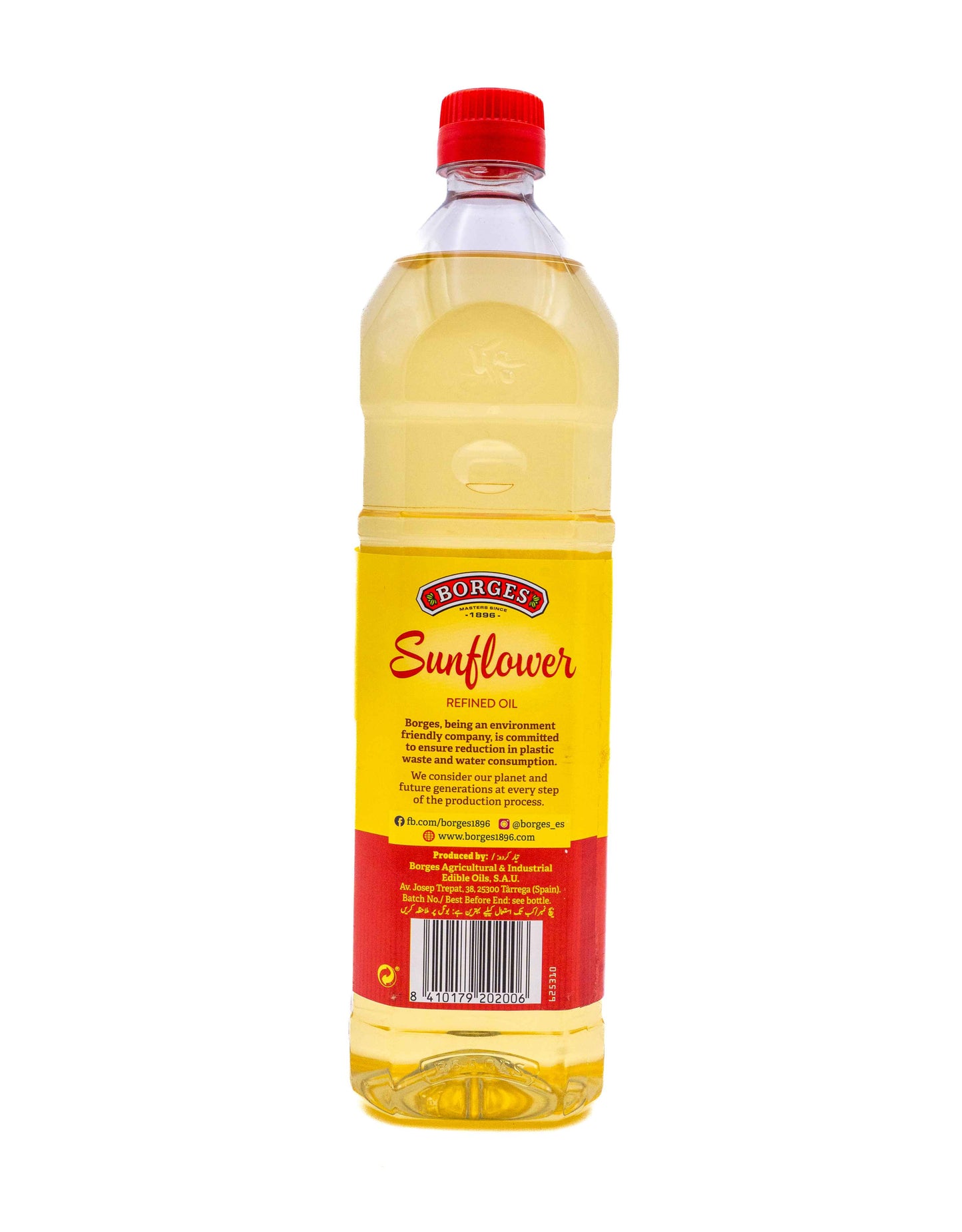 Borges Refined Sunflower Oil 1 Ltr