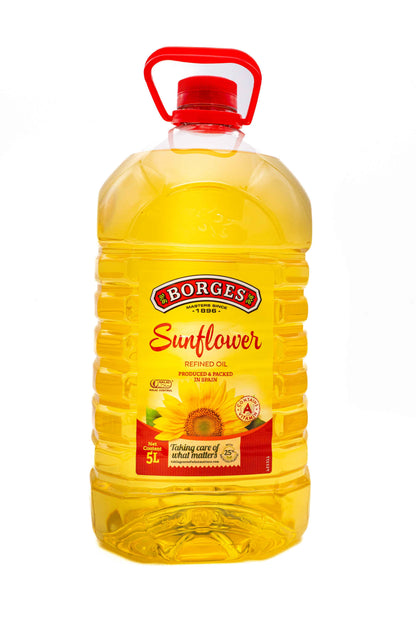 Borges Refined Sunflower Oil 5 Ltr