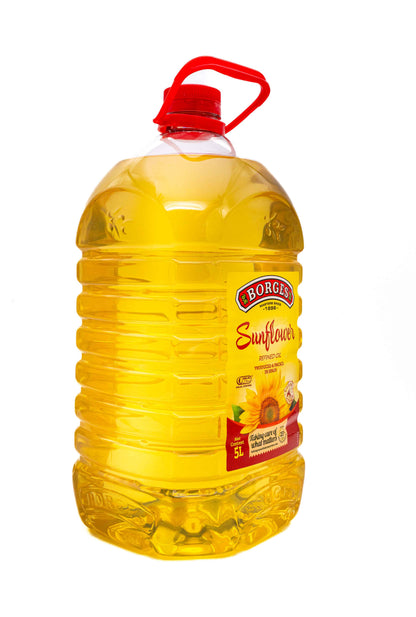 Borges Refined Sunflower Oil 5 Ltr