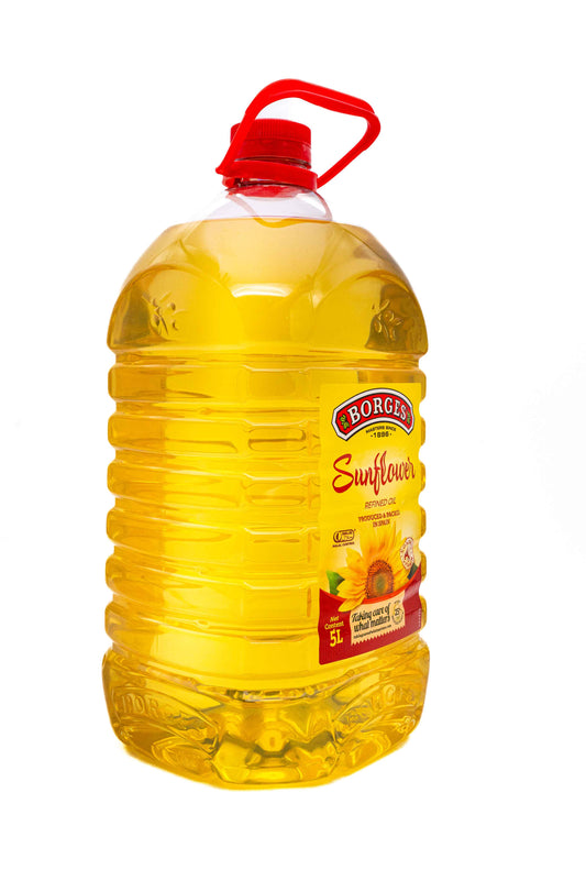 Borges Refined Sunflower Oil 5 Ltr