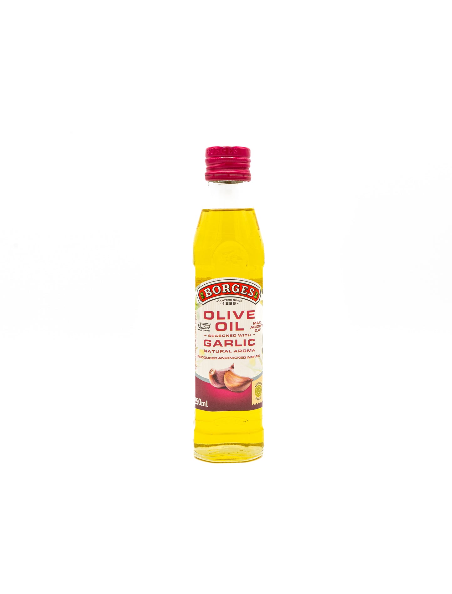 Borges olive oil seasoned with Garlic 250 mL