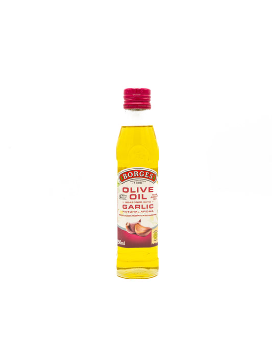 Borges olive oil seasoned with Garlic 250 mL