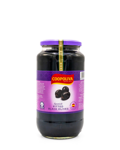 Coopoliva Pitted Black Olives 455gm