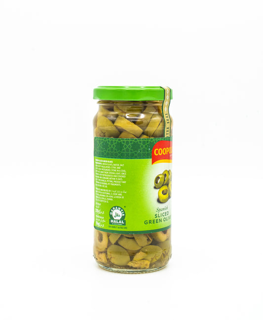 Coopoliva Sliced Green Olives 114gm