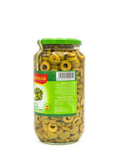 Coopoliva Sliced Green Olives 510gm