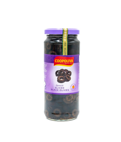 Coopoliva Sliced Black Olives 165gm