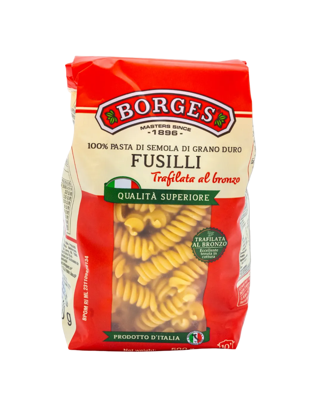 Borges Fusilli Pasta 500g